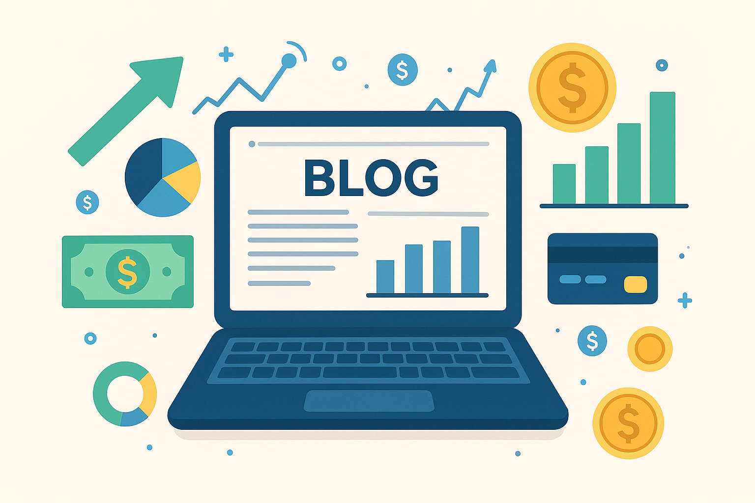 Financial blog illustration